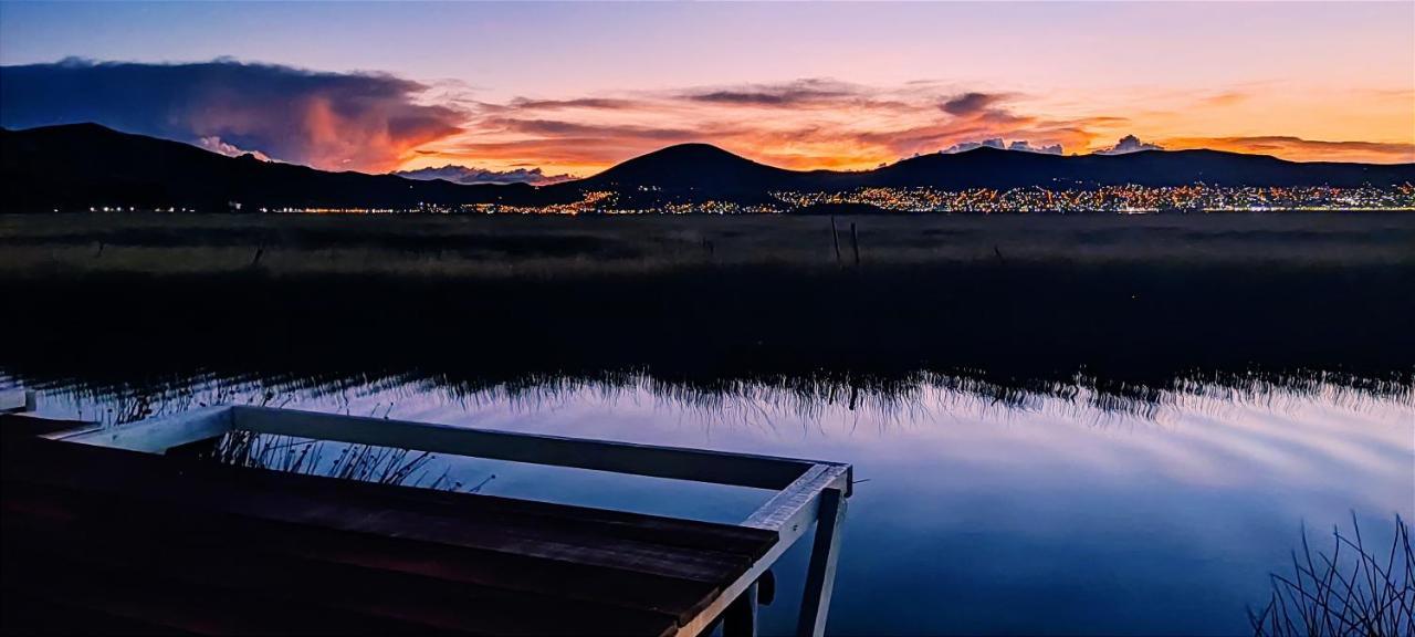 Puno Habitación Vista al Lago Exterior foto